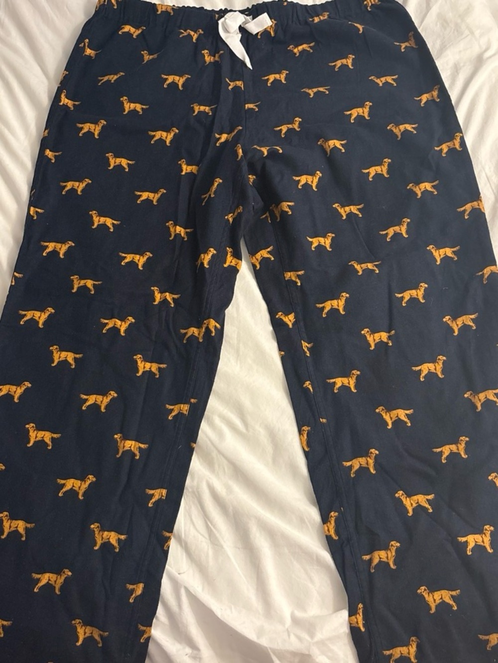 J Crew Golden Retriever Flannel Pajama Pants